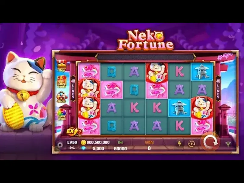 Fortune Neko nổi bật với đồ họa tinh tế và âm thanh sinh động