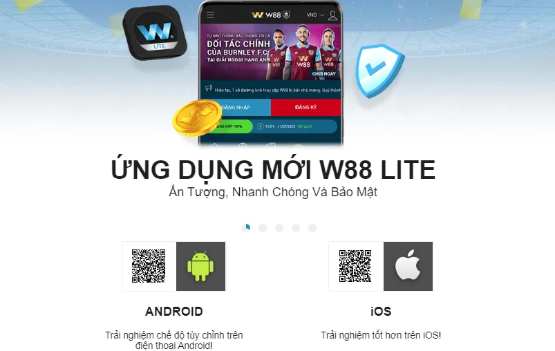 W88 có thể chơi trên các dòng máy Android